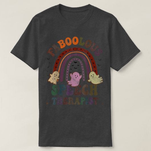 FaBOOlous SPEECH THERAPIST Costume Dit is T-shirt (Design voorkant)