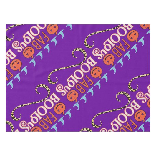 Faboolous Teacher, Cute Leopard Halloween Costume Tafelkleed (Voorkant (Horizontaal))