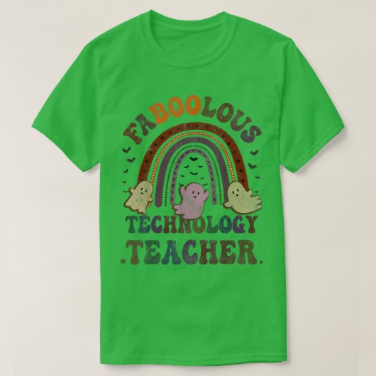  FaBOOlous TECHNOLOGY-TEACHER-kostuum T-shirt (Design voorkant)