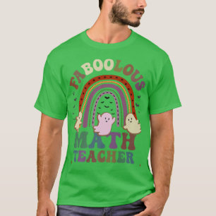 FaBOOlous WISKUNDE-TEACHER Costume Dit is mijn woo T-shirt