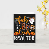 Faboolre Realtor Halloween Realtor Real Estate AG Kaart (Gele Bloem)