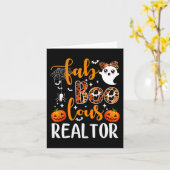 Faboolre Realtor Halloween Realtor Real Estate AG Kaart (Gele Bloem)