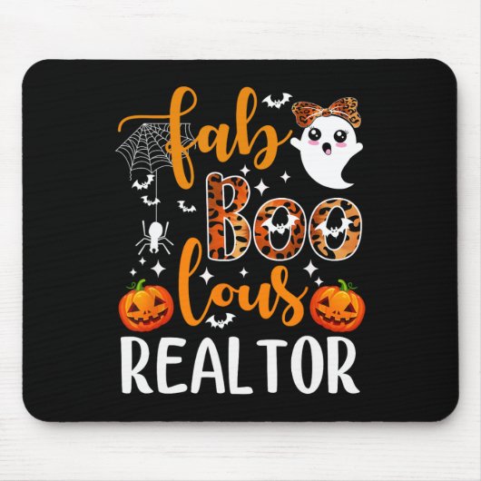 Faboolre Realtor Halloween Realtor Real Estate AG Muismat (Voorkant)