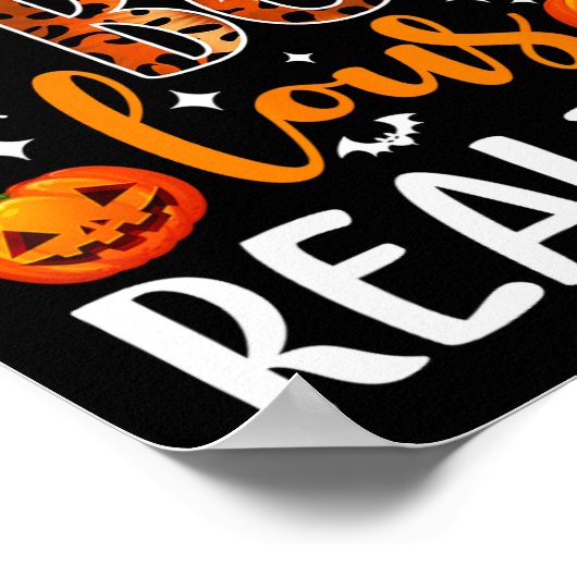 Faboolre Realtor Halloween Realtor Real Estate AG Poster (Hoek)