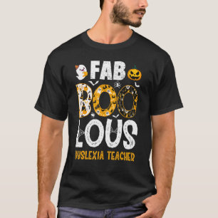 Faboolse dyslexie Leerwoordvoerder Leerster Haamwe T-shirt