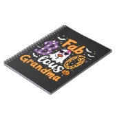 Faboolus Oma Spooky Ghost Halloween Notitieboek (Linkerzijde)