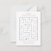 FaBOWlous Bow Themd Classroom Valentijnse Kaart Notitiekaartje (Achterkant)