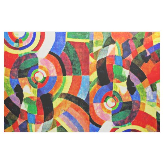 Fabric-Abstract-Robert Delaunay 6 Stof (Fat Quarter)