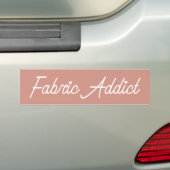 Fabric Addict Modern Quilter Bumper Sticker (Op auto)