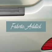 Fabric Addict Modern Quilter Bumpersticker (Op auto)