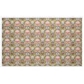 Fabric - Art Nouveau Floral Pattern Stof (Fat Quarter)