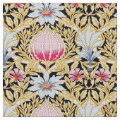 Fabric - Art Nouveau Floral Pattern Stof (Close Up)
