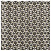 Fabric - Black White Gold Art Deco Stof (Swatch)