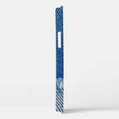 Fabric Blue Jeans Background, Denim texture Case-Mate iPhone Case (Achterkant / Rechts)