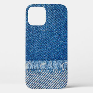 Fabric Blue Jeans Background, Denim texture Case-Mate iPhone Case
