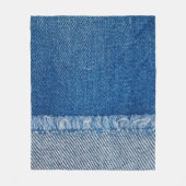 Fabric Blue Jeans Background, Denim texture Fleece Deken (Voorkant)