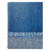 Fabric Blue Jeans Background, Denim texture Notitieboek (Voorkant)