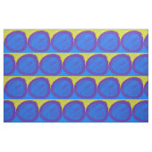 fabric Blue purple yellow star Stof (Fat Quarter)