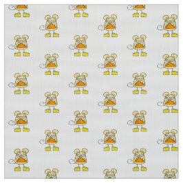 Fabric, Cheesy Mousey Pizza Stof