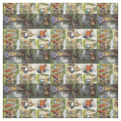 Fabric Cheshire Cat in wonderland Stof (Swatch)