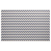 Fabric Chevron Geométrico Pattern Azul y Gray Stof (Yard (91,4 cm))