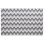 Fabric Chevron Geométrico Pattern Azul y Gray Stof (Fat Quarter)