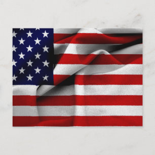 Fabric Effect VS-vlag Briefkaart