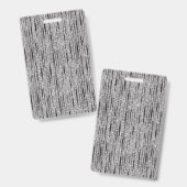 Fabric Floral Pattern Interior Design Wallpaper Badge (Voor- en achterkant)