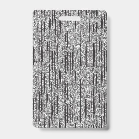 Fabric Floral Pattern Interior Design Wallpaper Badge (Voorkant)