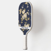 Fabric floreel patroon pickleball paddle (Links)