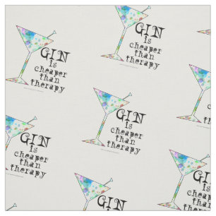 FABRIC - GIN is goedkoper dan therapie! Stof