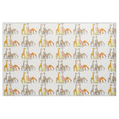 Fabric Giraffe familie Stof (Yard (91,4 cm))