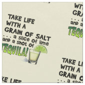 FABRIC - Leven, zout, Limoen, TEQUILA! Stof (Close Up)