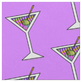 FABRIC - MARTINI GLASS STOF (Close Up)