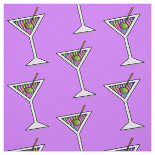 FABRIC - MARTINI GLASS STOF