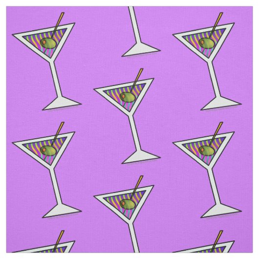 FABRIC - MARTINI GLASS STOF (Swatch)