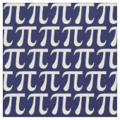 Fabric Navy/Cream Pi Stof (Close Up)