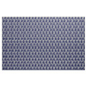 Fabric Navy/Cream Pi Stof (Fat Quarter)