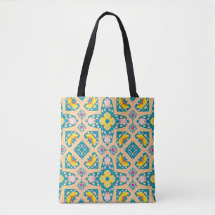 Fabric-ontwerp. Inca Mode Illustratie. Lissabon M Tote Bag