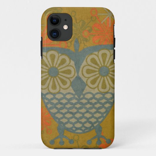 Fabric Owl Case-Mate iPhone Case (Achterkant)