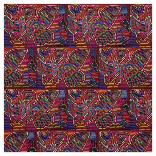 Fabric - Panama Birds Stof (Swatch)