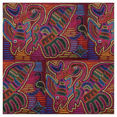 Fabric - Panama Birds Stof (Close Up)
