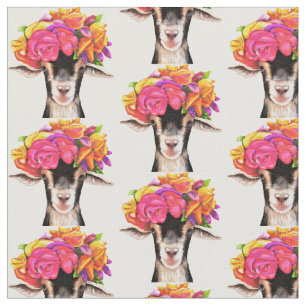 Fabric - Posey de geit Stof