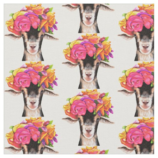 Fabric - Posey de geit Stof (Close Up)