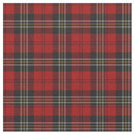 Fabric - Red Tartan Macpherson Clan Stof