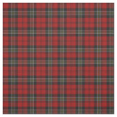 Fabric - Red Tartan Macpherson Clan Stof (Swatch)