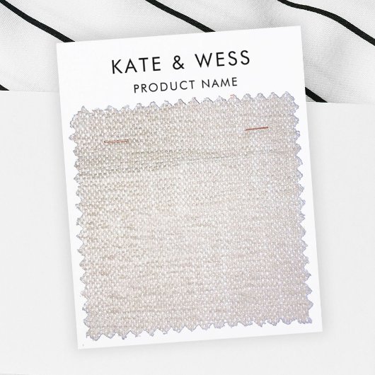 Fabric Sample Display Verpakking Kaart