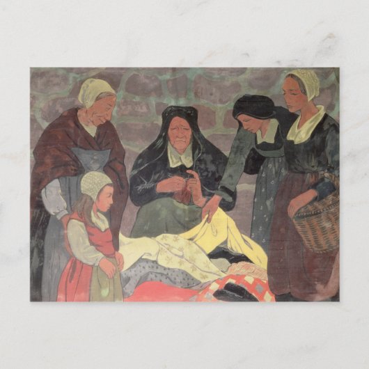 Fabric Seller, c.1898 Briefkaart (Voorkant)