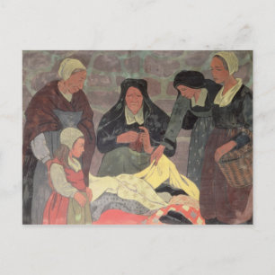 Fabric Seller, c.1898 Briefkaart