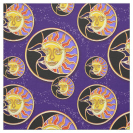 FABRIC SOLAR ECLIPSE SUN & MOON WATERVERF STOF